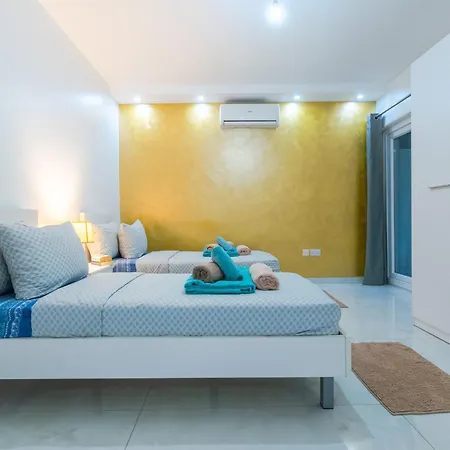 Apartamento New Spacious 3 Bdr 2 Bth Bugibba 124 With View St Paul's Bay
