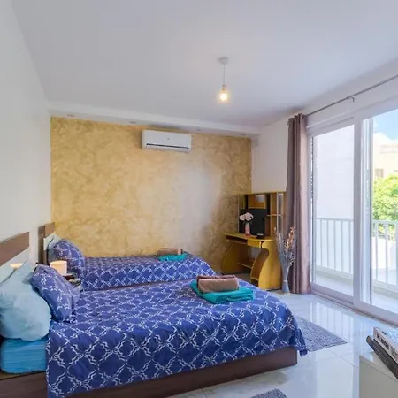 New Spacious 3 Bdr 2 Bth Bugibba 124 With View