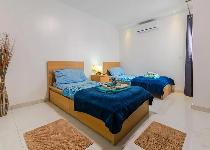 New Spacious 3 Bdr 2 Bth Bugibba 124 With View